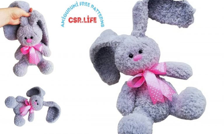 Amigurumi Fluffy Bunny Free Crochet Pattern