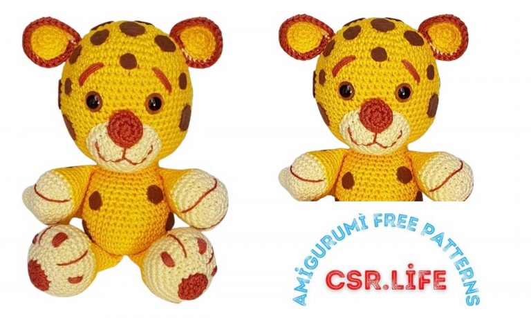 Amigurumi Leopard Free Crochet Pattern