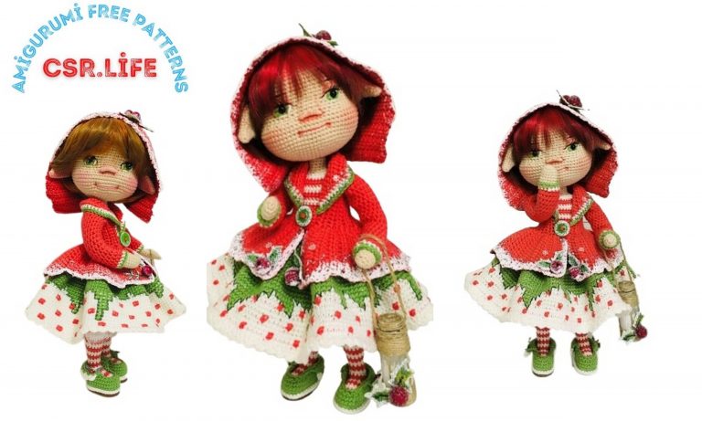 Sweet Elf Doll Amigurumi Free Crochet Pattern