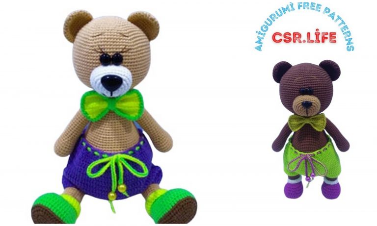 Amigurumi Teddy Bear Free Crochet Pattern