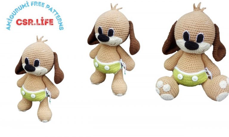 Cute Puppy Amigurumi Free Pattern