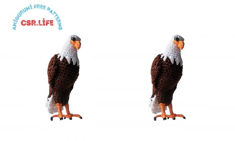 Bald Eagle Amigurumi Free Crochet Pattern