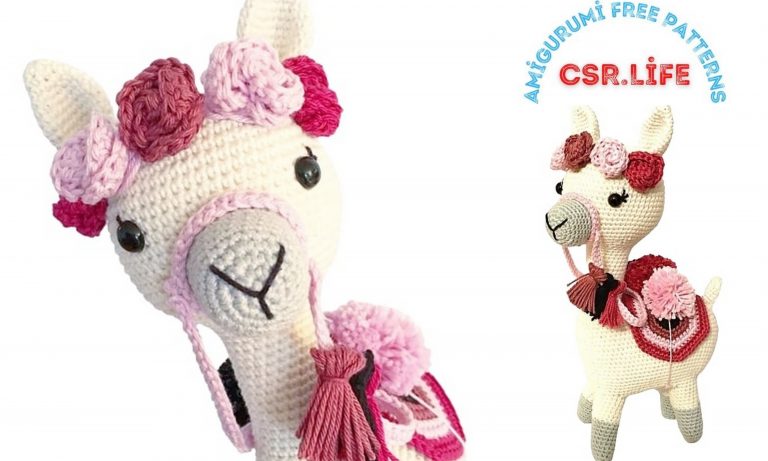 Llama Lou Amigurumi Free Crochet Pattern