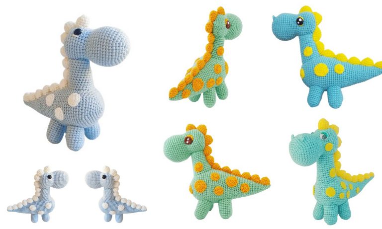 Amigurumi Dinosaur Free Crochet Pattern – Step into the Prehistoric World!
