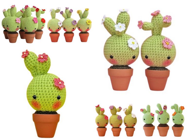 DIY Cactus in a Pot Amigurumi: Free Crochet Pattern