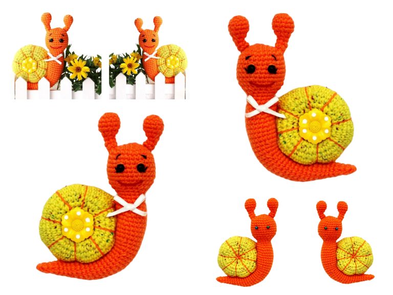 Snail Amigurumi Free Pattern – Craft Your Own Adorable Crocheted Snail!