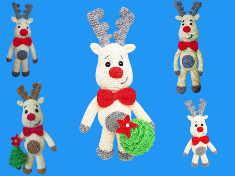 Christmas Deer Amigurumi Free Pattern | Craft Your Festive Crochet Reindeer