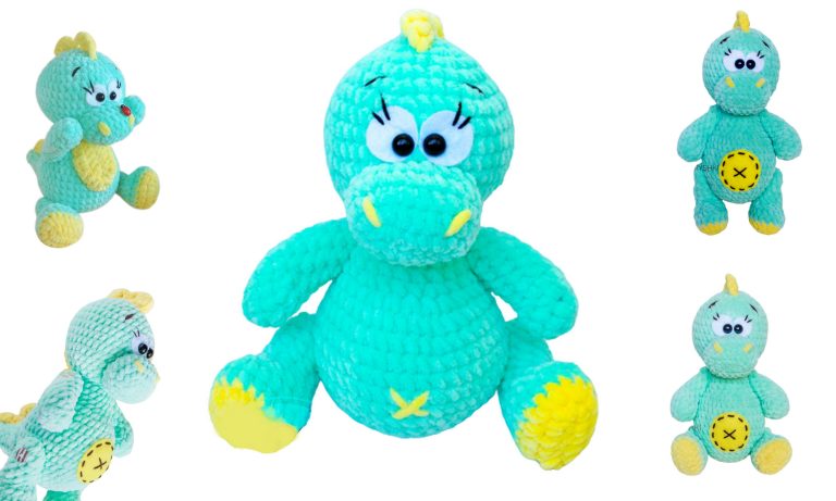 Free Blue Dinosaur Amigurumi Pattern: Crochet Your Prehistoric Pal!