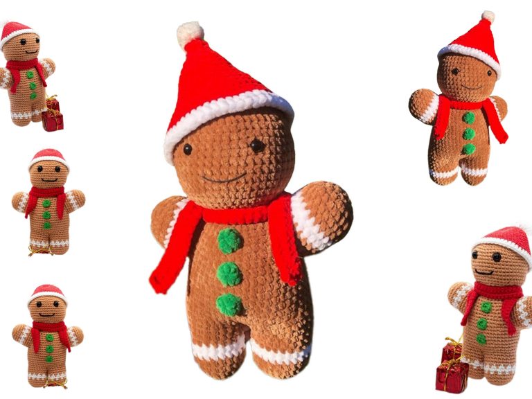 Free Christmas Gingerbread Amigurumi Pattern: Create Sweet Holiday Magic!