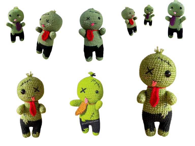 Halloween Zombie Amigurumi Free Pattern | Craft a Spooky, Cute Crochet Creation