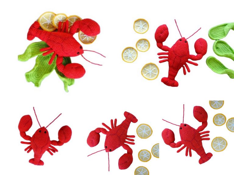 Lobster Amigurumi Free Pattern