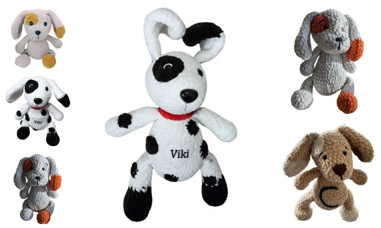 Velvet Plush Puppy Dog Amigurumi Free Pattern – Cozy Crochet Creations