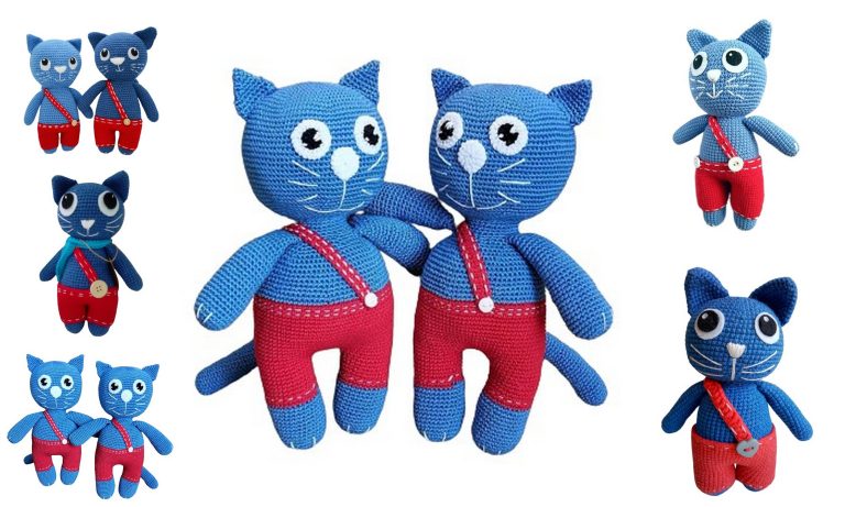 Cute Blue Cat Amigurumi Free Pattern: Craft Your Own Cuddly Feline Friend!