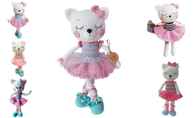 Free Amigurumi Ballerina Cat Pattern – Create Your Adorable Crochet Kitty!