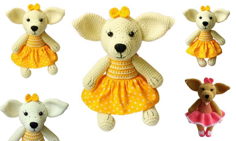 Chihuahua Dog Amigurumi Free Pattern: Create Your Own Crocheted Canine Companion!