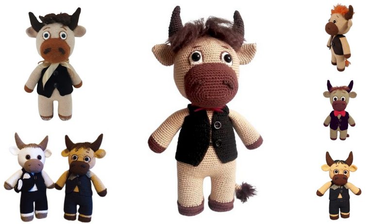 Bull Neto Amigurumi Free Pattern – Cute Bull Amigurumi Tutorial