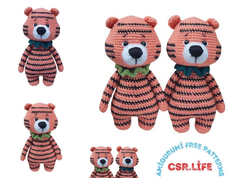 Adorable Little Tiger Amigurumi Free Pattern for Crochet Enthusiasts