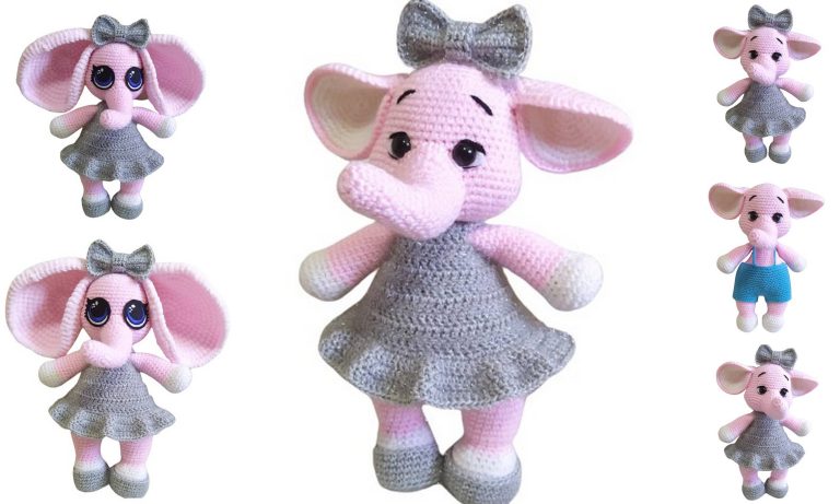 Free Pink Elephant Amigurumi Pattern – Craft a Cute and Cuddly Creation