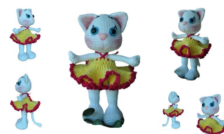 Crochet a Delightful Cute Lady Cat Amigurumi with Our Free Pattern!