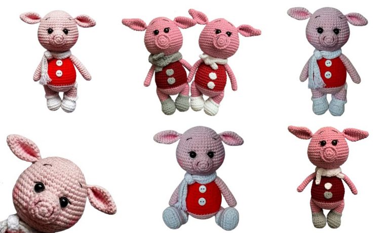 Adorable Free Pattern for Little Cute Piggy Amigurumi