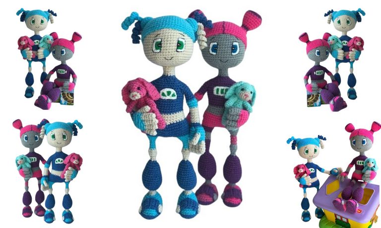 Craft Your Own Robot Girls: Free Amigurumi Pattern!
