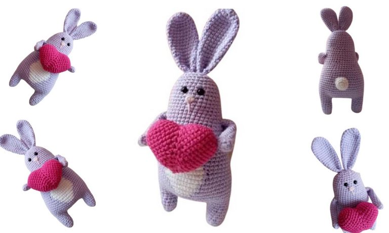 Adorable Love Bunny Amigurumi Free Pattern: Spread Joy with Handmade Cuteness!