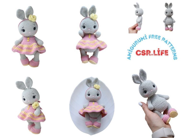 Dressed Bunny Amigurumi Free Pattern: Craft Your Cute and Fashionable Friend!