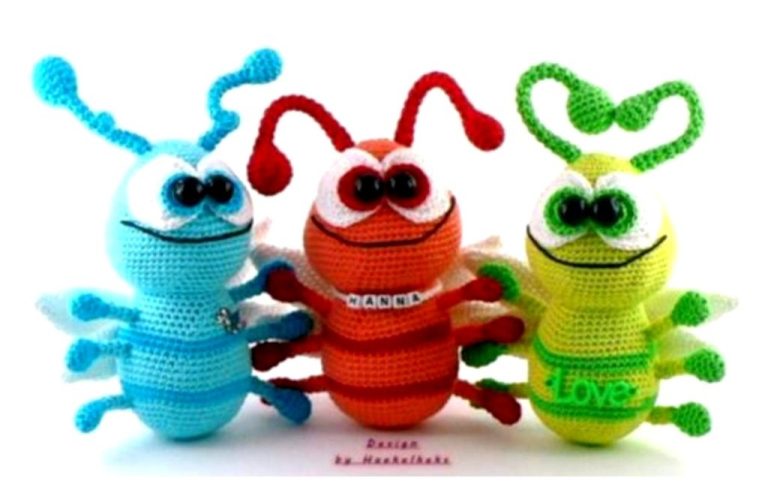 Cute Caterpillar Boogie Amigurumi Free Pattern