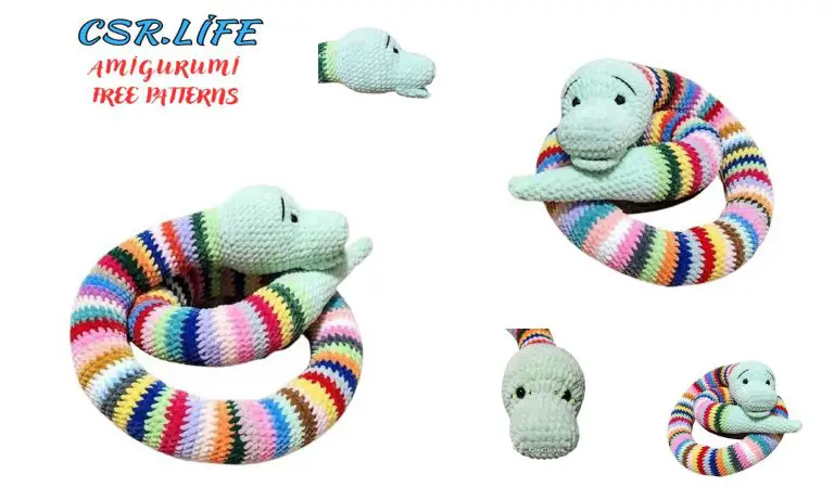 Rainbow Snake Amigurumi Free Pattern: Crochet Your Colorful Companion!