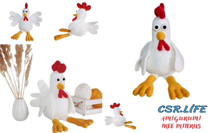 Adorable Amigurumi White Chicken: Free Crochet Pattern