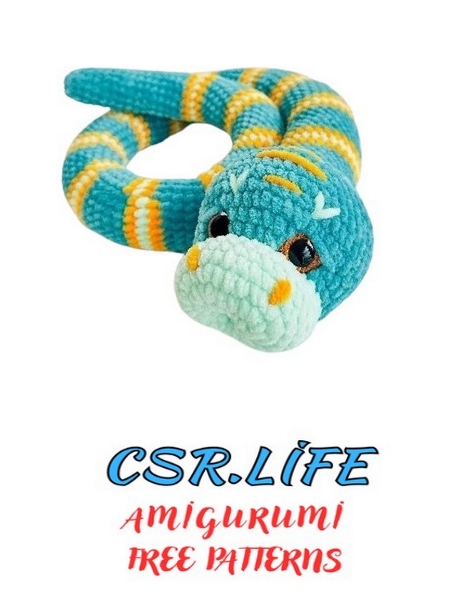 Snake Python Amigurumi Free Pattern - Crochet Tutorial - Free Amigurumi ...