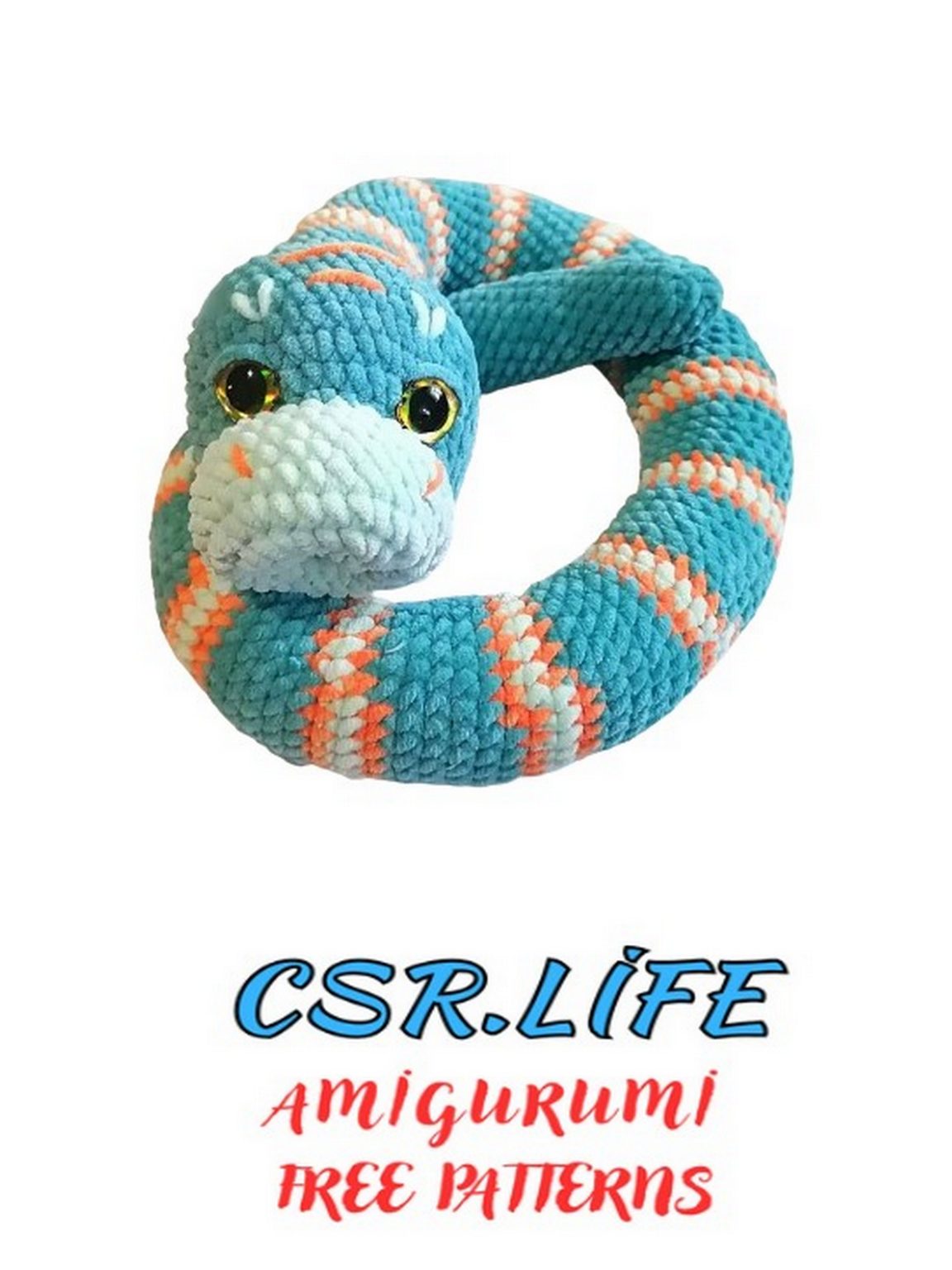 Snake Python Amigurumi Free Pattern - Crochet Tutorial - Free Amigurumi ...