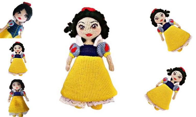 Snow White Amigurumi Free Pattern – Crochet Tutorial