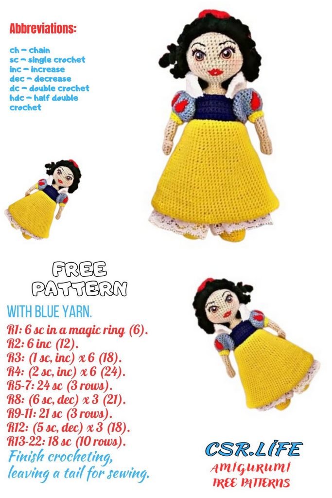 Snow White Amigurumi