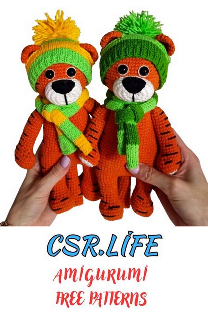 Tiger Amigurumi Pattren