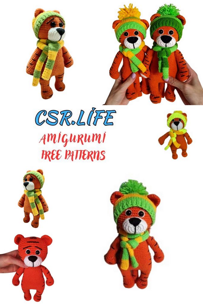 Tiger Amigurumi Pattren
