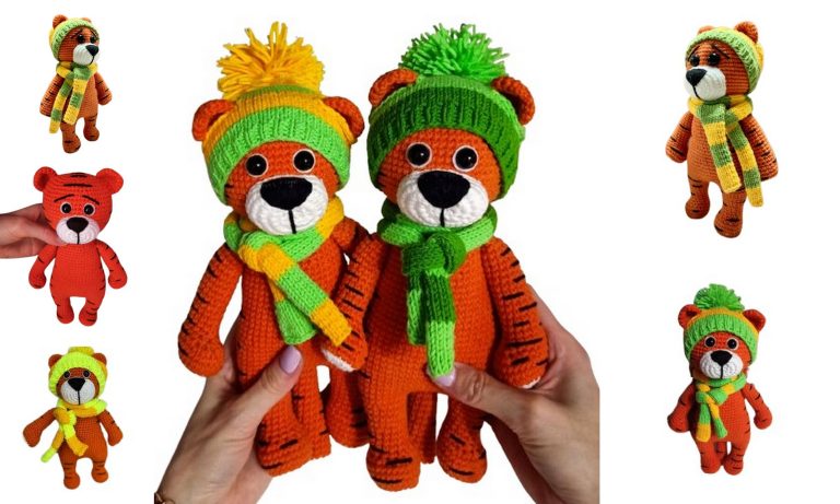 Cute Tiger Amigurumi Pattern – Free Crochet Plush Tutorial