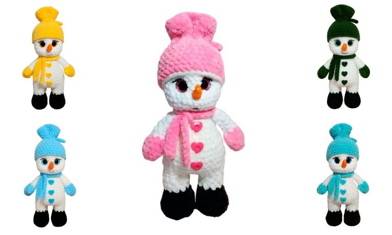 Snowman Amigurumi Free Crochet Pattern – Crochet Tutorial