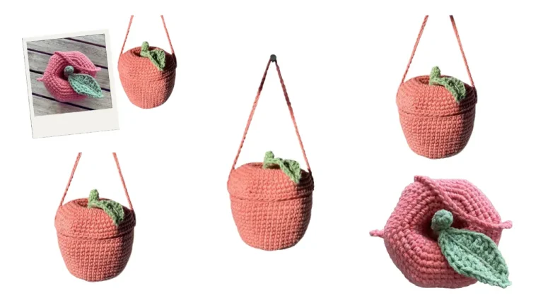 Apple Pouch Amigurumi Free Pattern – Crochet Tutorial
