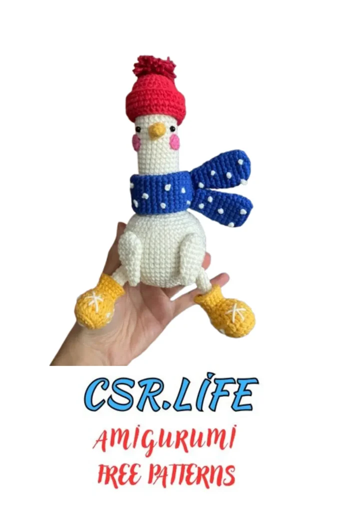 amigurumi goose