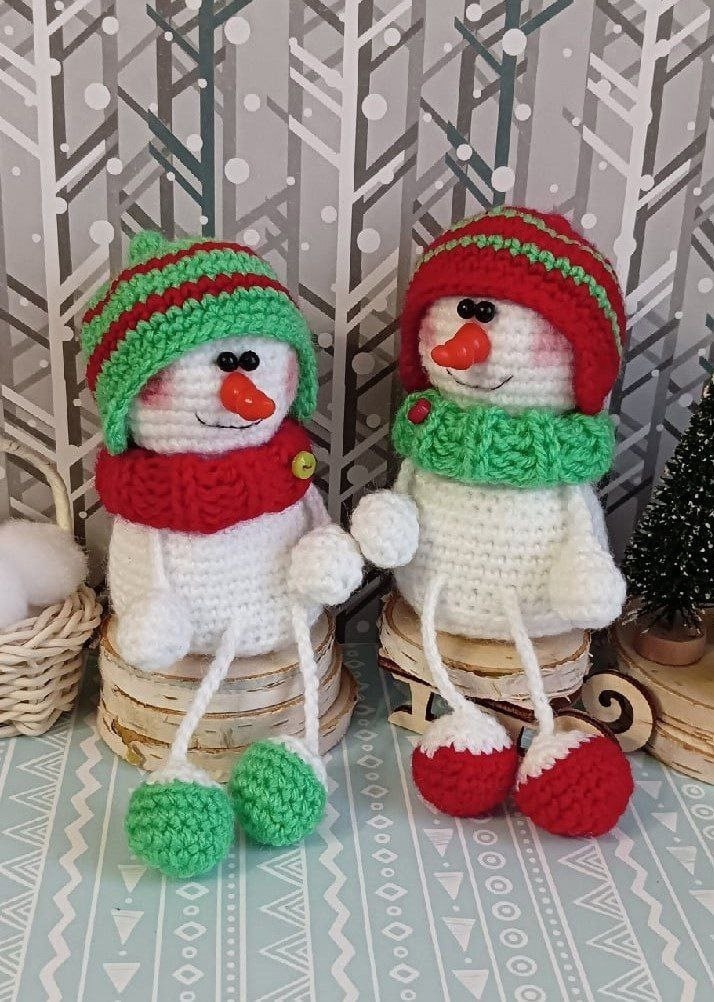 Little Cute Snowman Amigurumi – Free Crochet Pattern