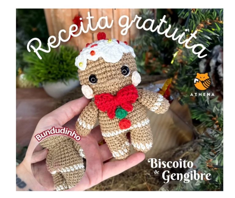 Amigurumi Gingerbread Free Pattern – Crochet Tutorial