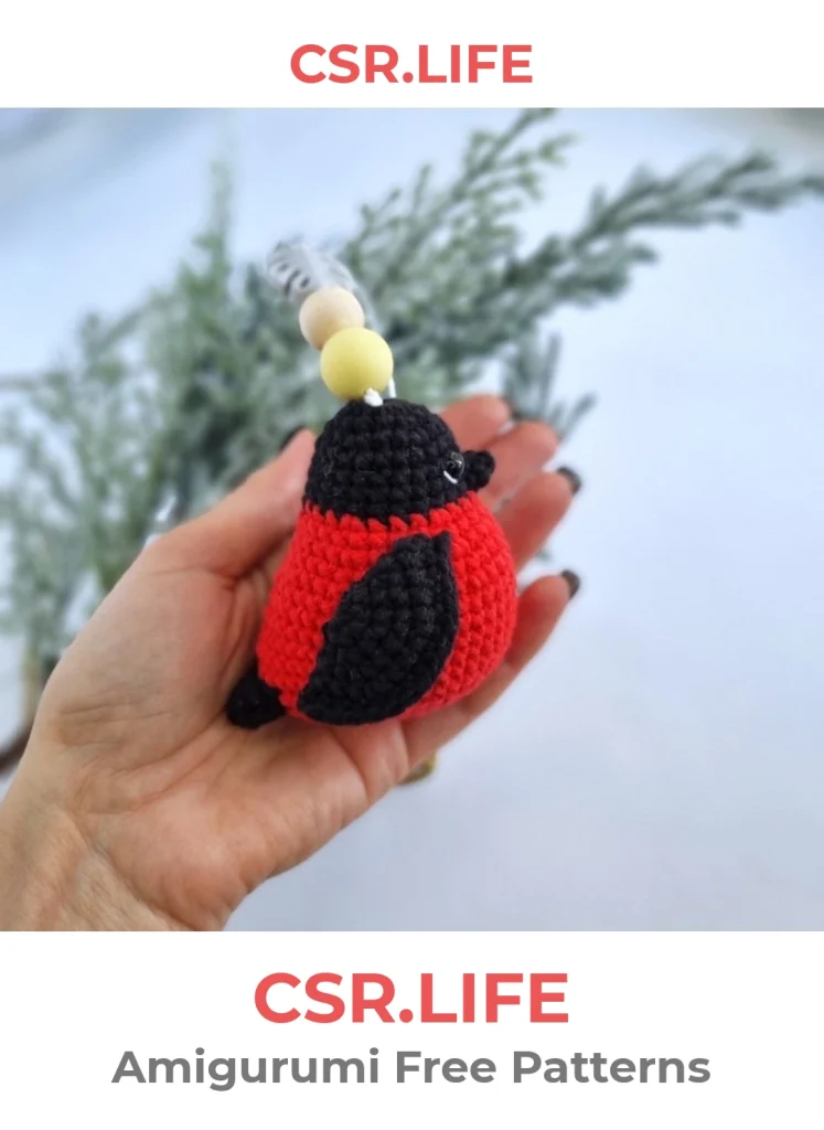 Bullfinch Amigurumi